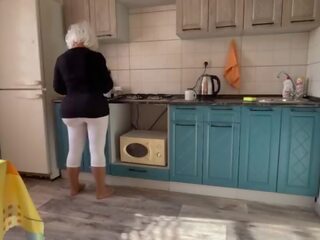 Milf spreads her big ass for anal xxx clip her son