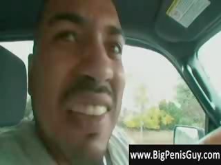 Big penus guy talk adult video on the road