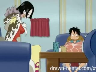 Unul bucată hentai - boa seduces luffy