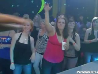 Leaking pussy on the dance floor