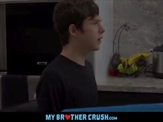 Twink Step Brother With A Nice Big Thick penis Dakota Lovell Fucked By Cub Step Brother Scott Demarco In Family Kitchen