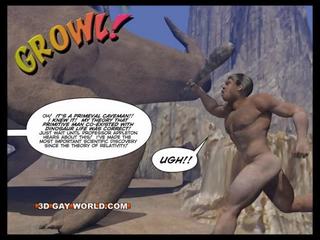 Cretaceous فم 3d مثلي الجنس فكاهي الخيال العلمي قذر فيلم قصة