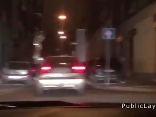 Maîtresse patron défoncer pov en voiture boutique pour pognon