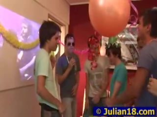 Boy chap Julian Having His 18th Birthday Party