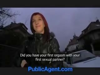 Publicagent bara لها كس يحصل على رطب الحديث حول x يتم التصويت عليها فيديو