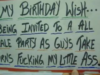 My ass has a birthday wish.