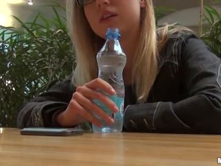 Money for xxx film in public with Violette