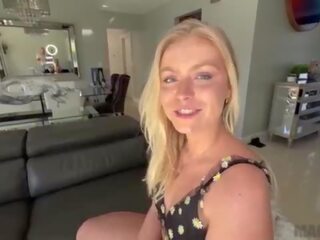 Petite Blonde Bubble Butt White teenager Krissy Knight Gets Full Nelson from J Mac