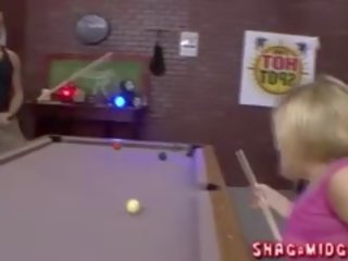 Ugly Midget Playing Pool