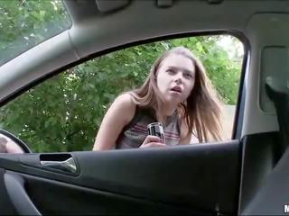Pulling over to ram a busty amateur