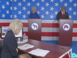 Donald trump and hillary clinton kurang ajar bernie sanders and megan kelly in presi <span class=duration>- 25 min</span>