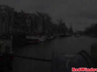 Real olandez apel fata plimbari și suge Adult video excursie lad