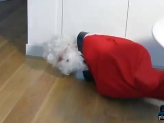 Santa fucks bombshell Jasmin Jae hard with his monstercock