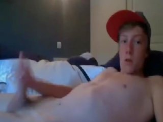 Australian college boy jerk on webcam