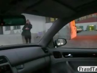 Erotic Euro Amateur Gets Scammed By A Fraud Taxi