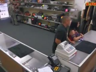 Pervert Pawnkeeper Fucking A superb Cuban Chick In The Pawnshop